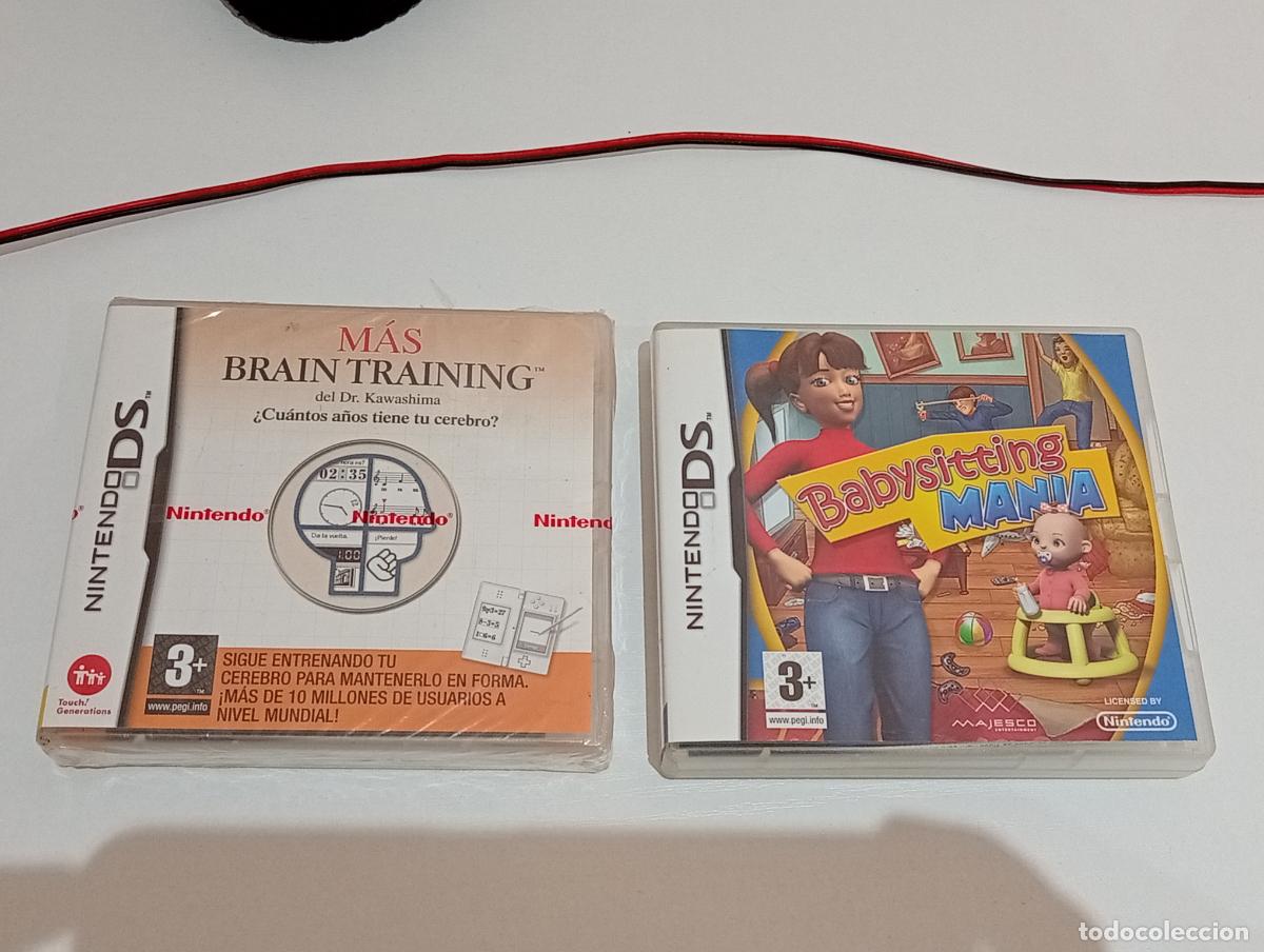 Videojuegos y consolas: M&aacute;s Brain training PRECINTADO (leer) + Babysitting Mania - Nintendo DS