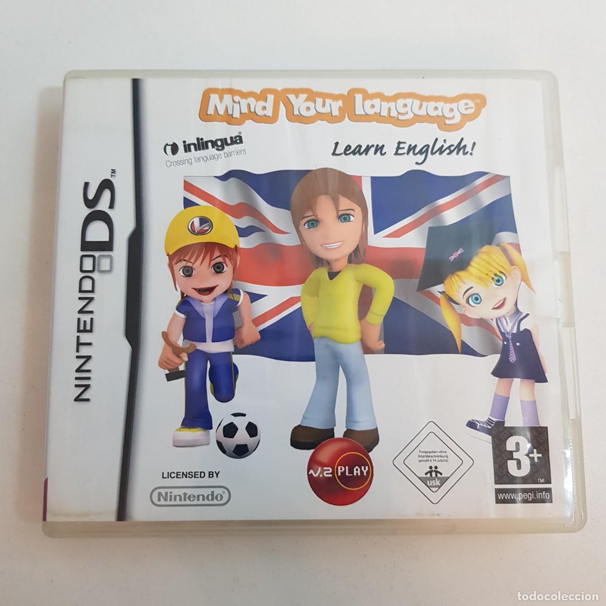 Videojuegos y consolas: Mind Your Language Learn English Aprende Ingles Nintendo DS Sin Manual Inlingua