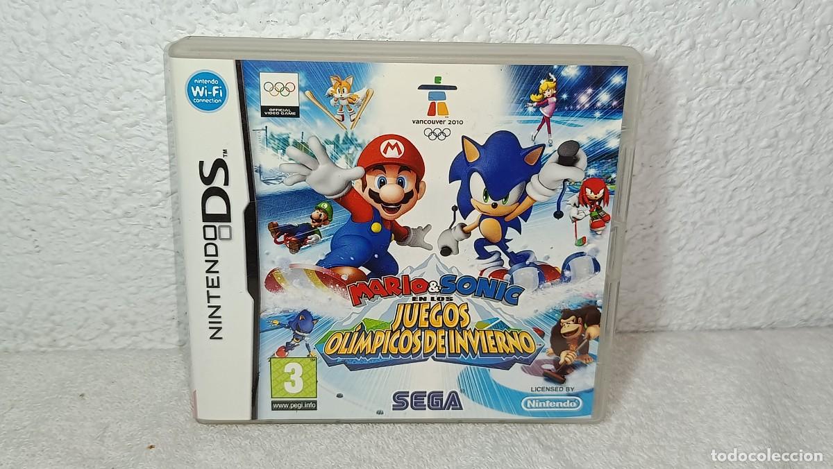 Videojuegos y consolas: NINTENDO DS : ANTIGUO JUEGO MARIO & SONIC EN LOS JUEGOS OLIMPICOS DE INVIERNO COMPLETO CON MANUAL