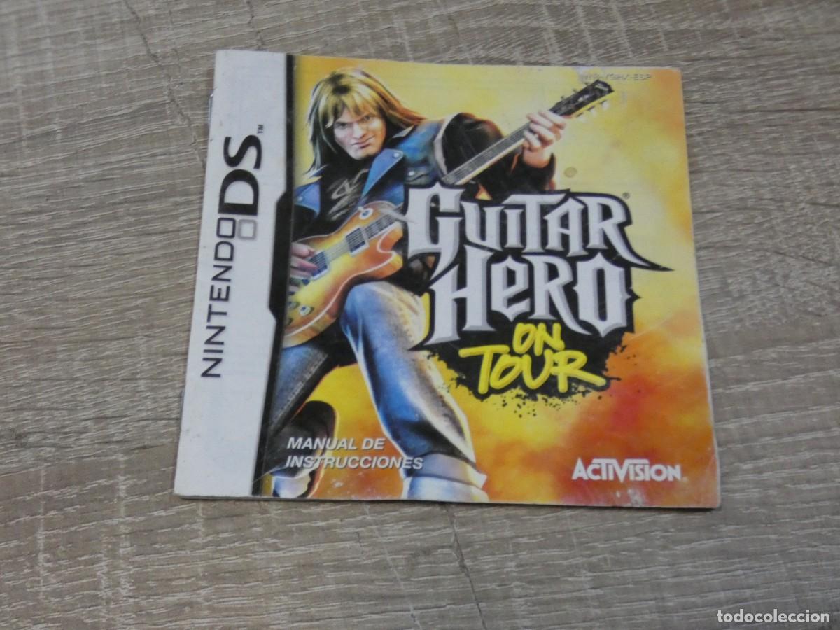 Jeux Vid&eacute;o et Consoles: ARKANSAS1980 VIDEOJUEGOS MANUAL JUEGO GUITAR HERO PARA NINTENDO DS