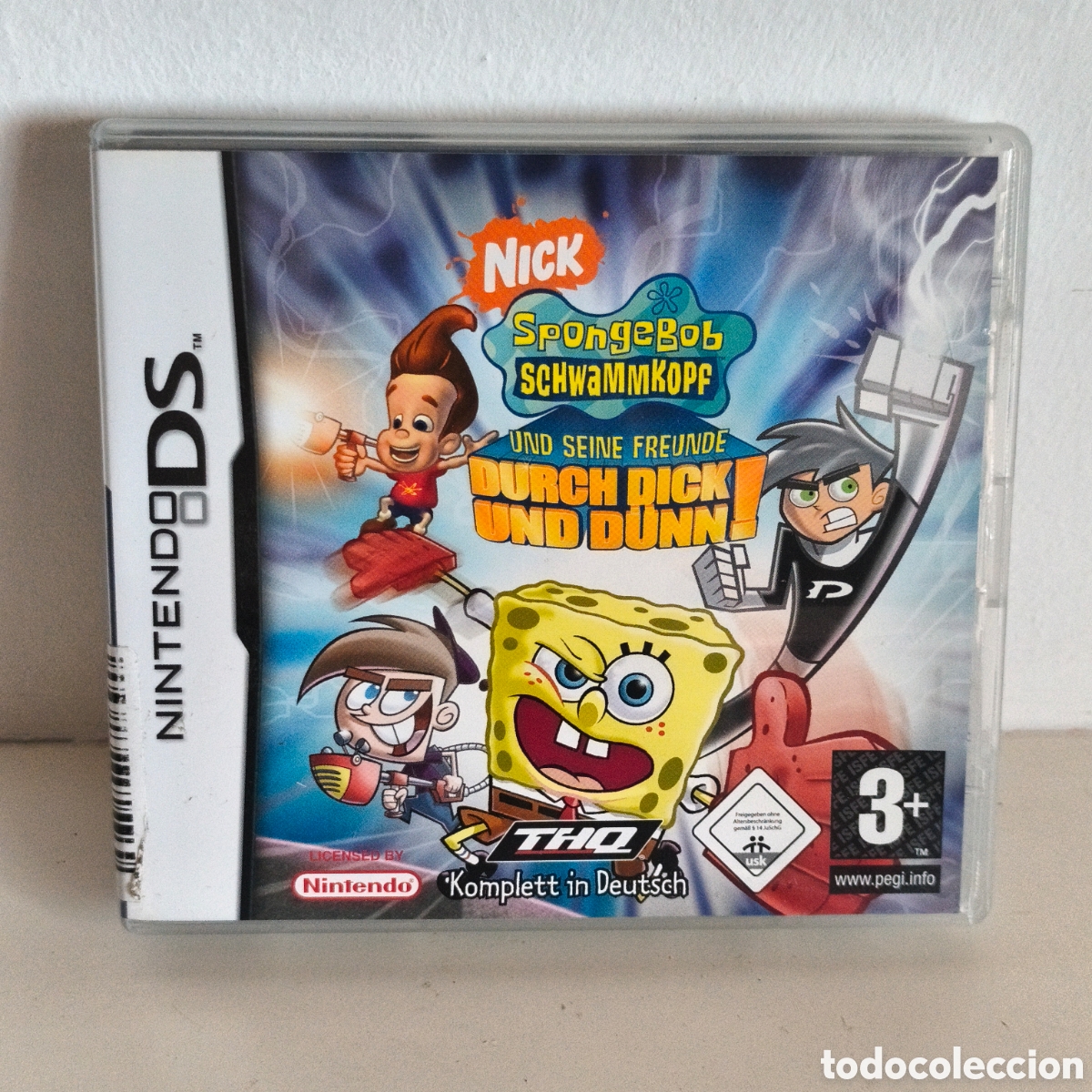 Videojuegos y consolas: Nintendo DS, Sponge Bob - Durch dick und d&uuml;nn (en alem&aacute;n)