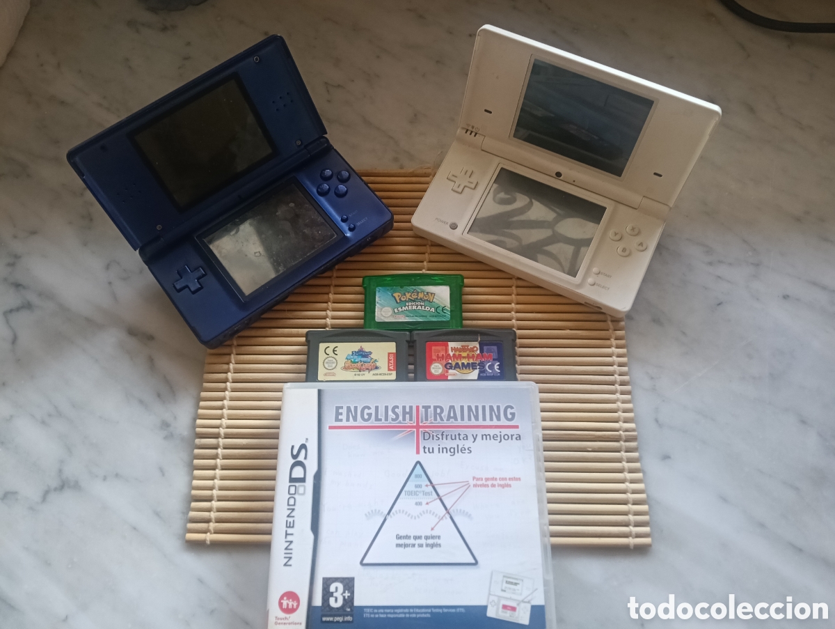 Videojuegos y consolas: OJO !!!! Pack de Nintendo DS lite y Nintendo DS i + POK&Eacute;MON EDICION ESMERALDA + 3 juegos mas