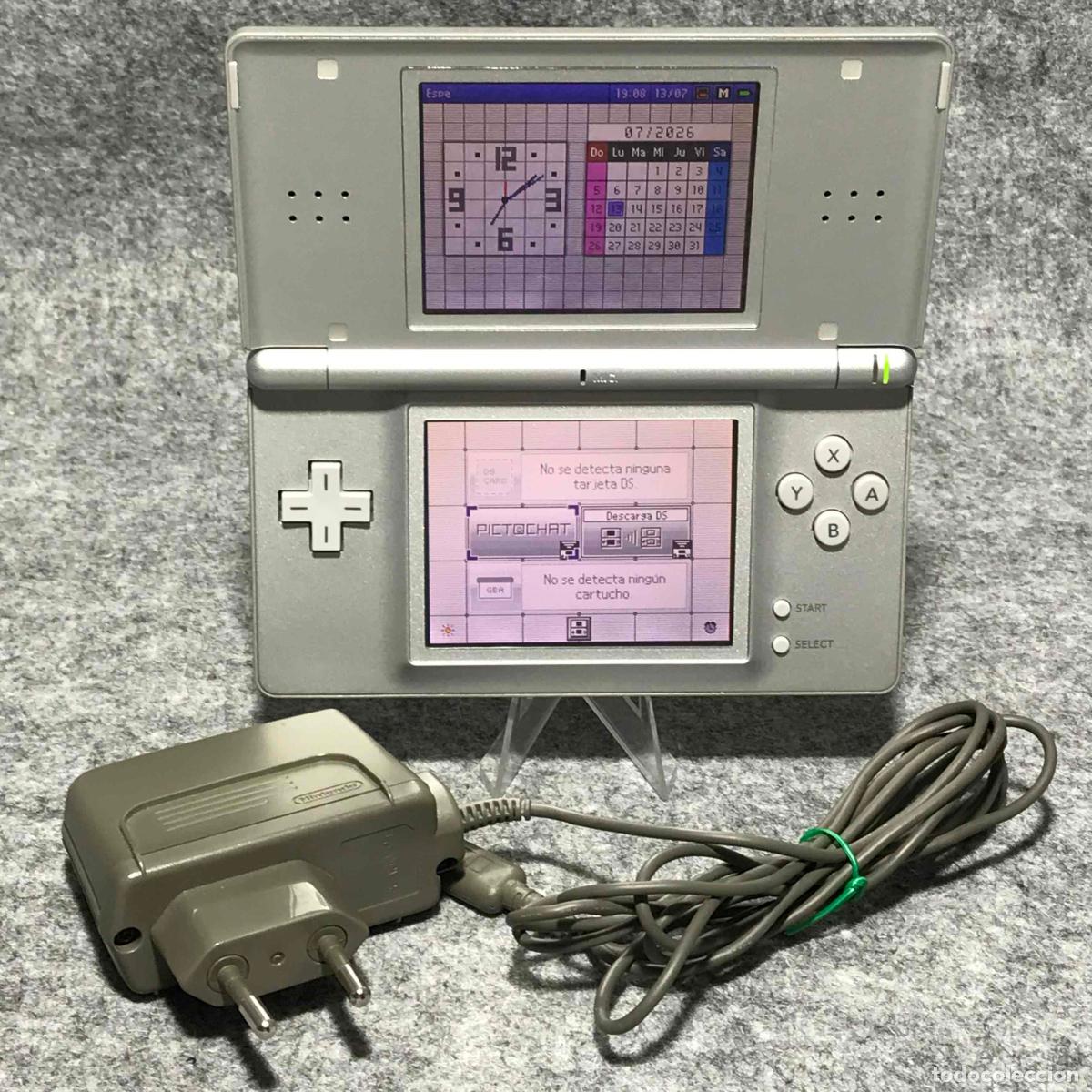 Videojuegos y consolas: CONSOLA NINTENDO DS LITE GRIS+AC