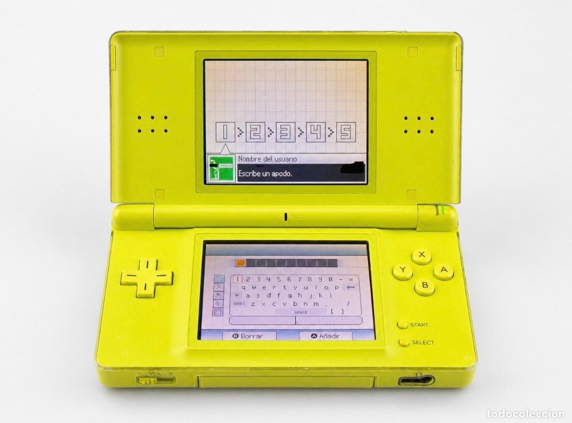 Videojuegos y consolas: Nintendo DS Lite Verde Original | Funcionando | Consola Nintendo | Incluye cargador | Retro