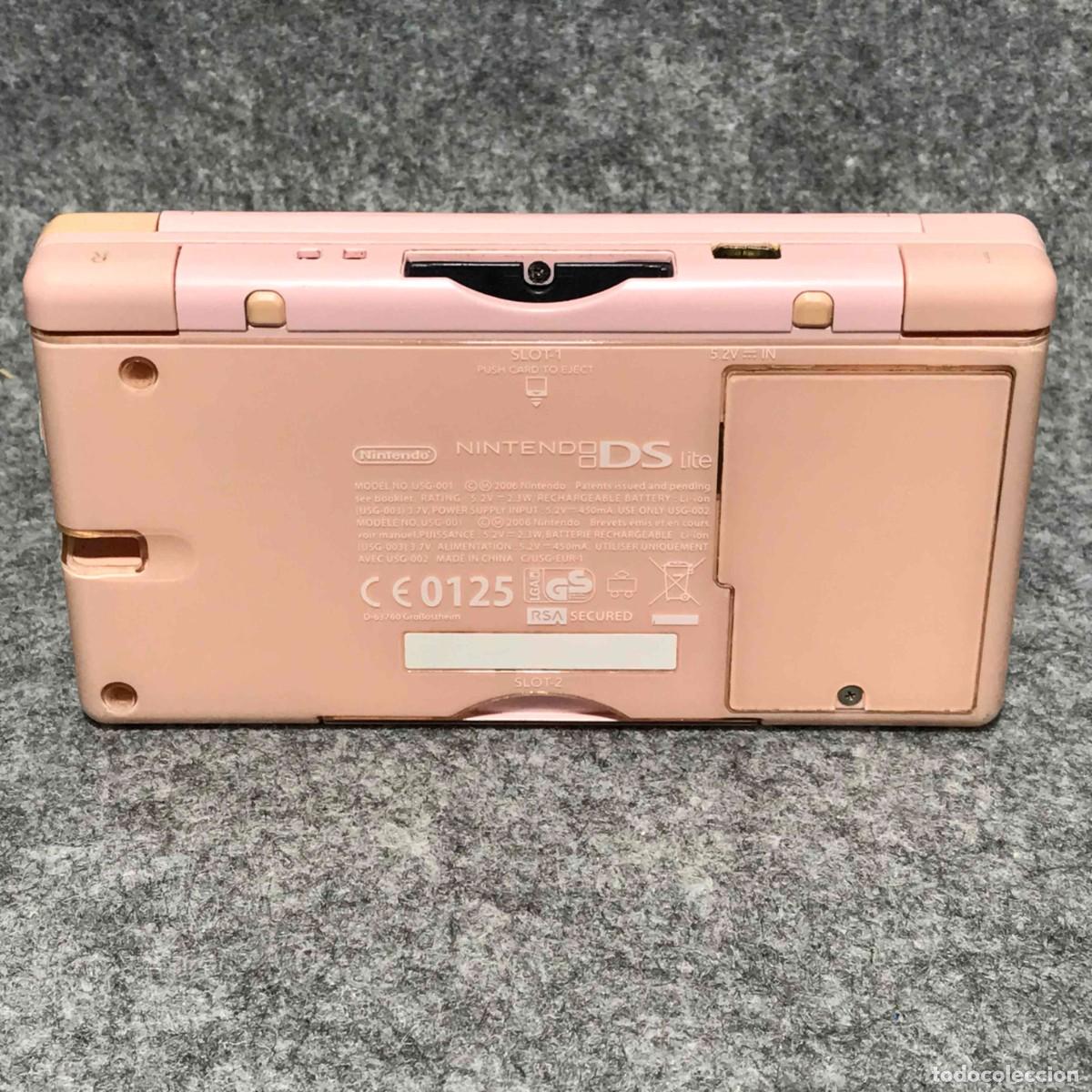 Videojuegos y consolas: CONSOLA NINTENDO DS LITE ROSA+AC - Foto 6