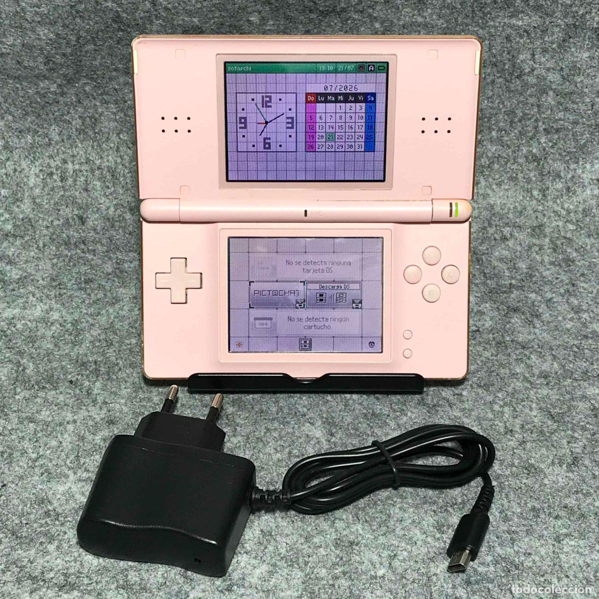 Videojuegos y consolas: CONSOLA NINTENDO DS LITE ROSA+AC