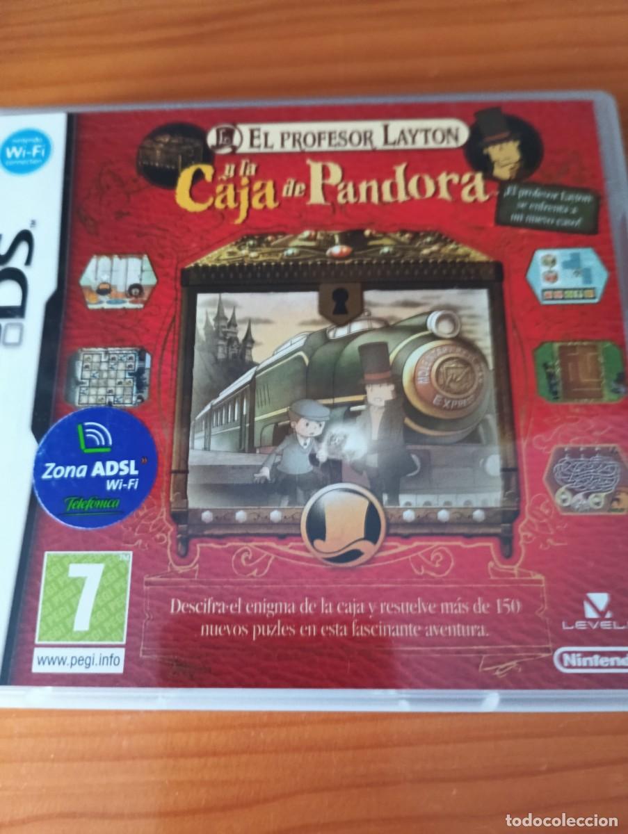 Videojuegos y consolas: NINTENDO DS : ANTIGUO JUEGO EL PROFESOR LAYTON Y LA CAJA DE PANDORA COMPLETO CON MANUALES