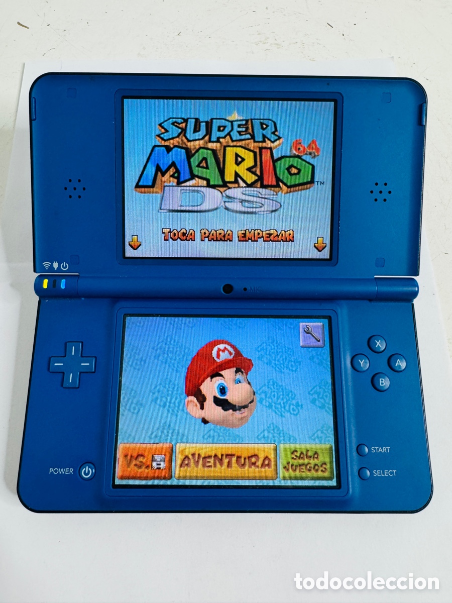 Videojuegos y consolas: Nintendo DSi XL Midnight Blue Handheld Console No Stylus