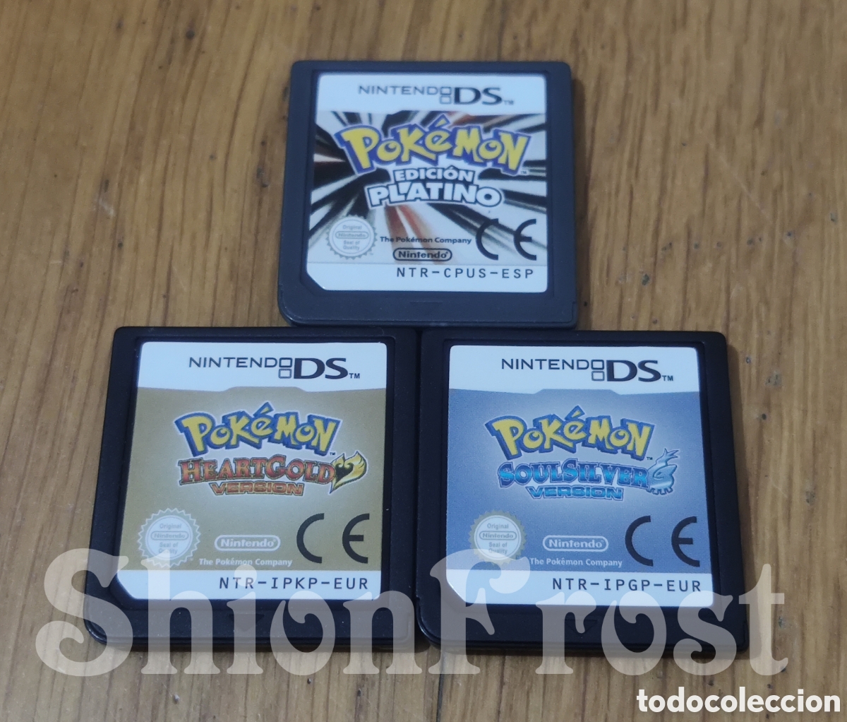 Videojuegos y consolas: 3 Juegos Videojuegos Pok&eacute;mon Edici&oacute;n Platino (ESP) + Oro HeartGold (EUR) + Plata SoulSilver (EUR)