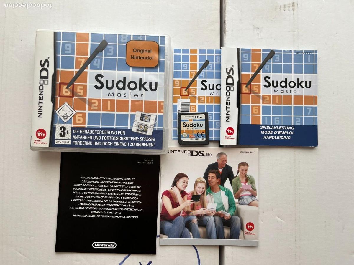 Videojuegos y consolas: SUDOKU MASTER - NDS NINTENDO DS KREATEN
