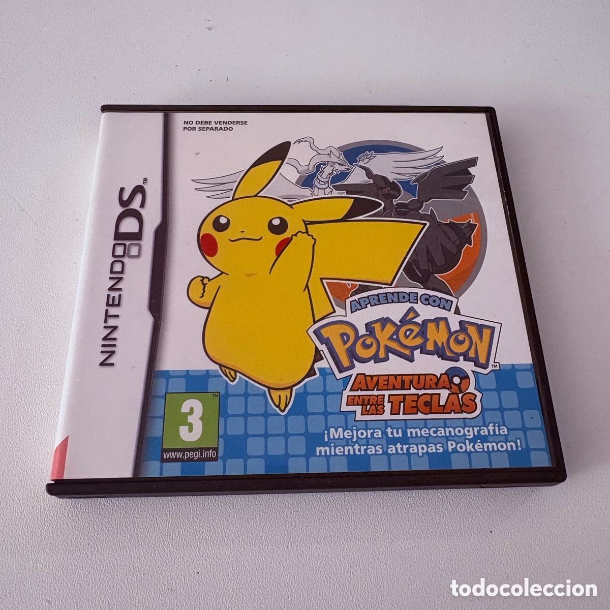 Videojuegos y consolas: Caja vac&iacute;a y manual instrucciones del juego Nintendo DS aprende pokemon aventura entre las teclas