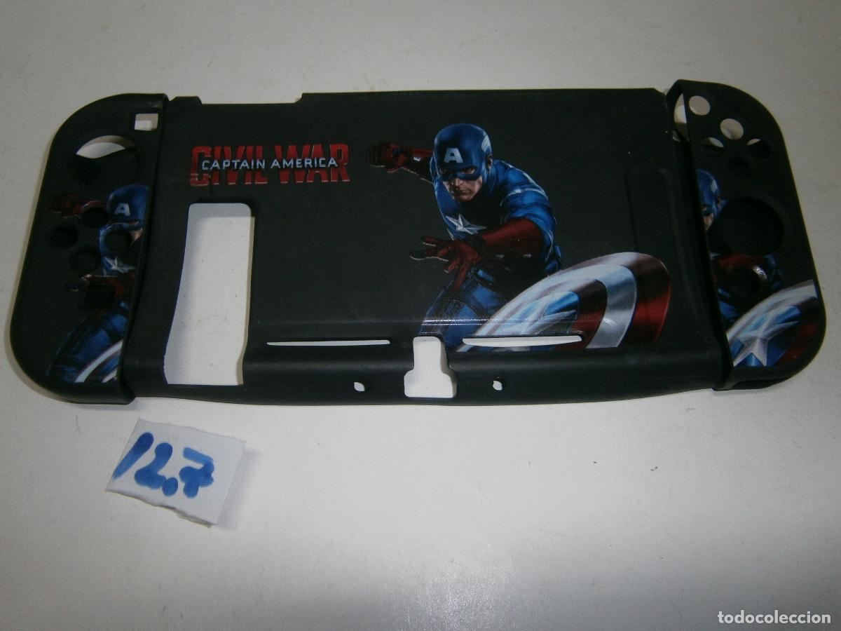 Videojuegos y consolas: CARCASA PARA CONSOLA PORTATIL NINTENDO CAPITAN AMERICA