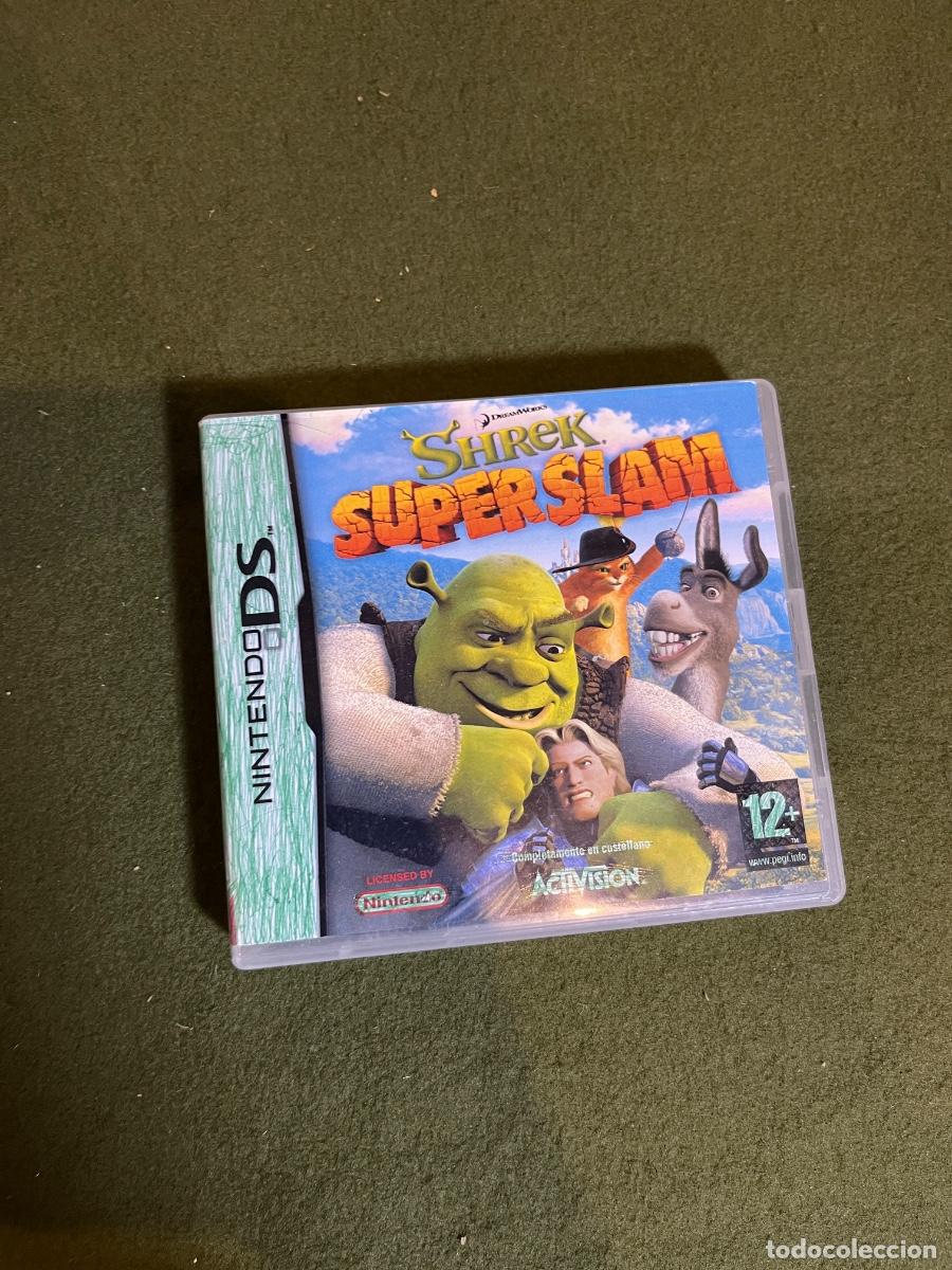 Videojogos e Consolas: Juego Nintendo DS Shrek SuperSlam PAL Espa&ntilde;a Completo CIB con Manual Activision 2005