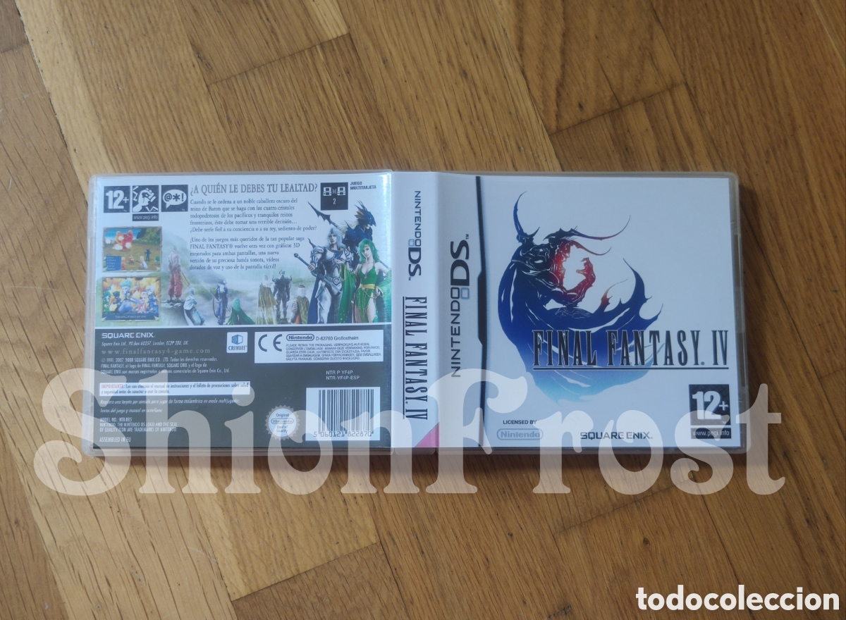 Videojuegos y consolas: Caja Final Fantasy IV Repro (Nintendo DS)