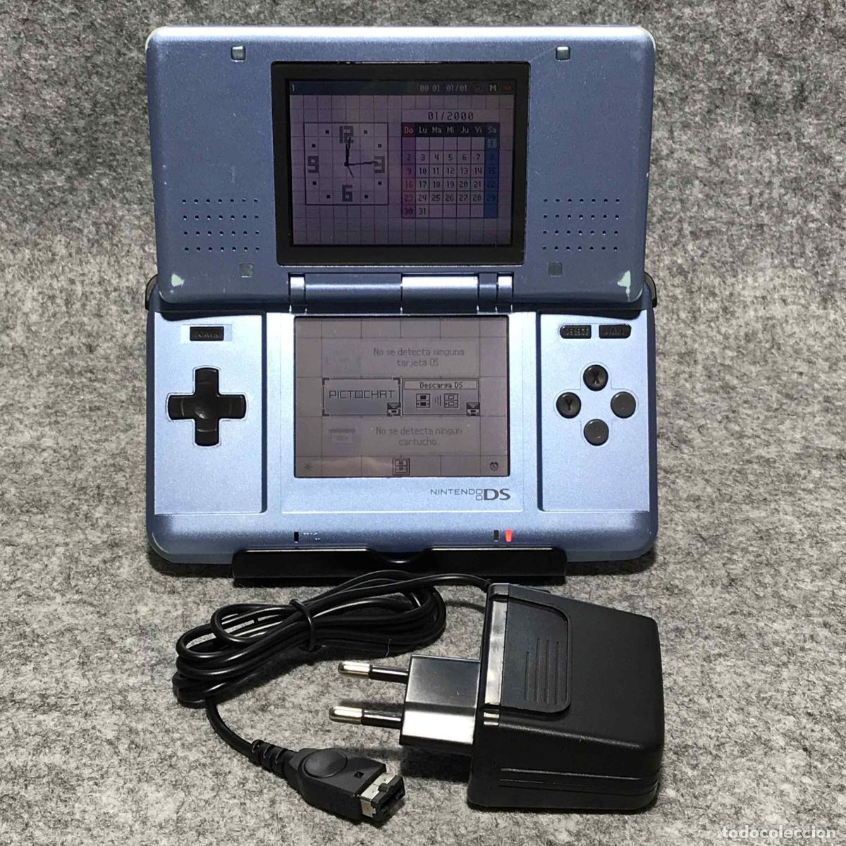 Videojuegos y consolas: CONSOLA NINTENDO DS FAT AZUL+AC