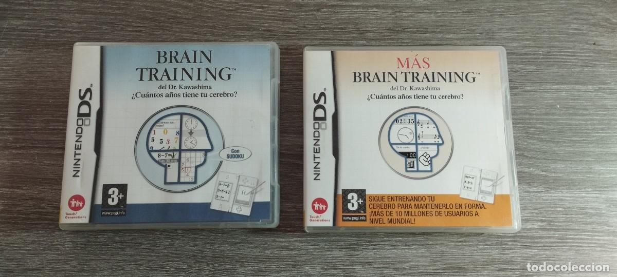Videojuegos y consolas: Juegos nintendo DS Brain training + M&aacute;s brain training