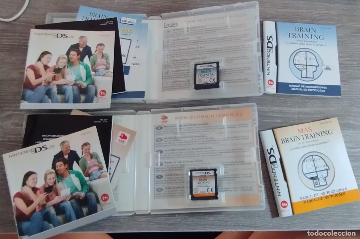 Videojuegos y consolas: Juegos nintendo DS Brain training + M&aacute;s brain training - Foto 2
