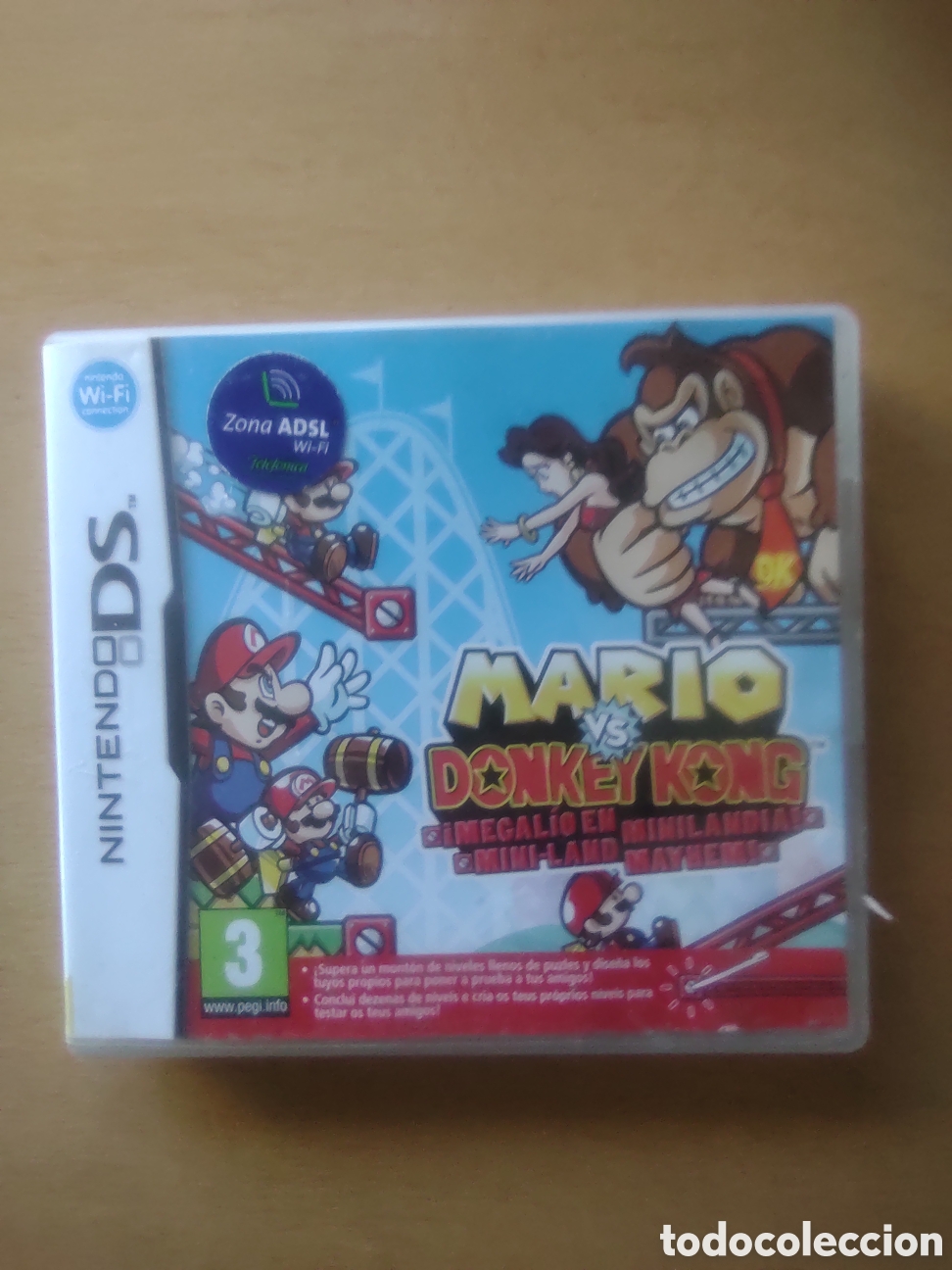 Videojuegos y consolas: Caja Vac&iacute;a Nintendo DS Mario & Donkey kong