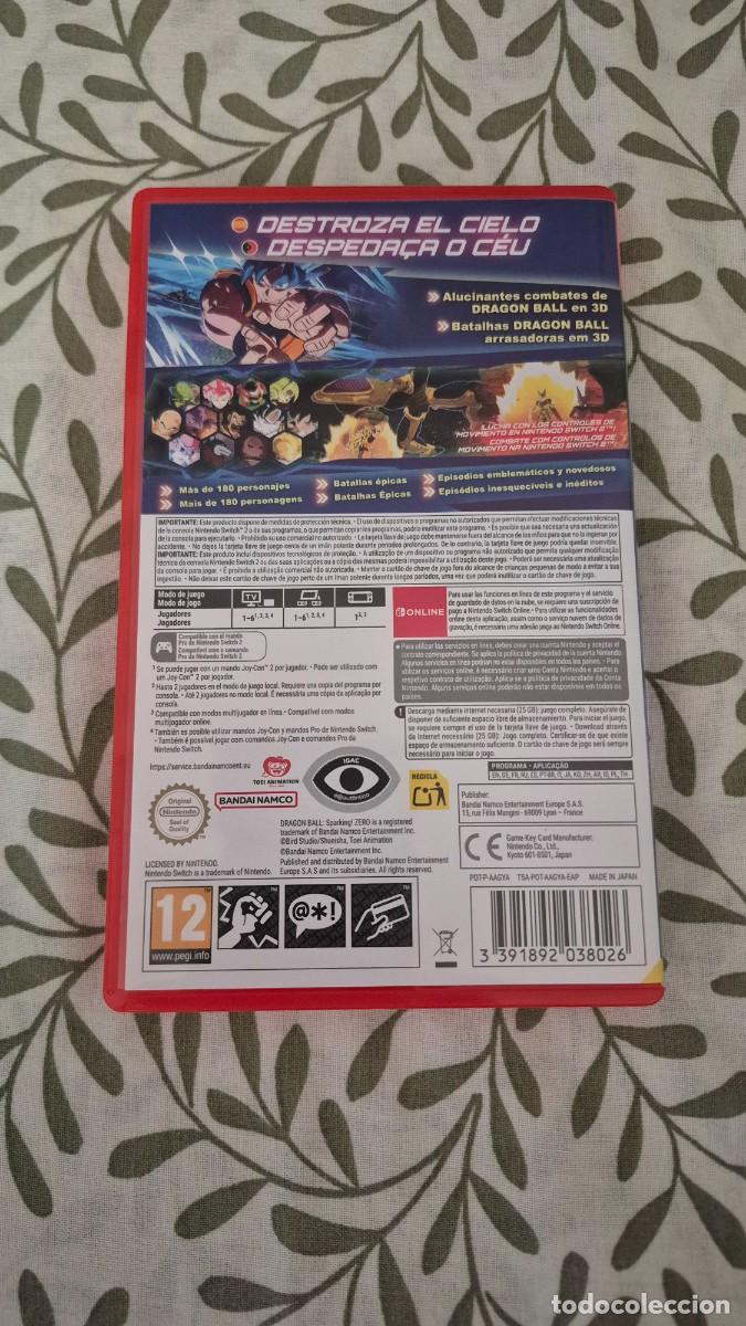 Videojuegos y consolas: Dragon Ball Sparking Zero Nintendo Switch - Foto 2