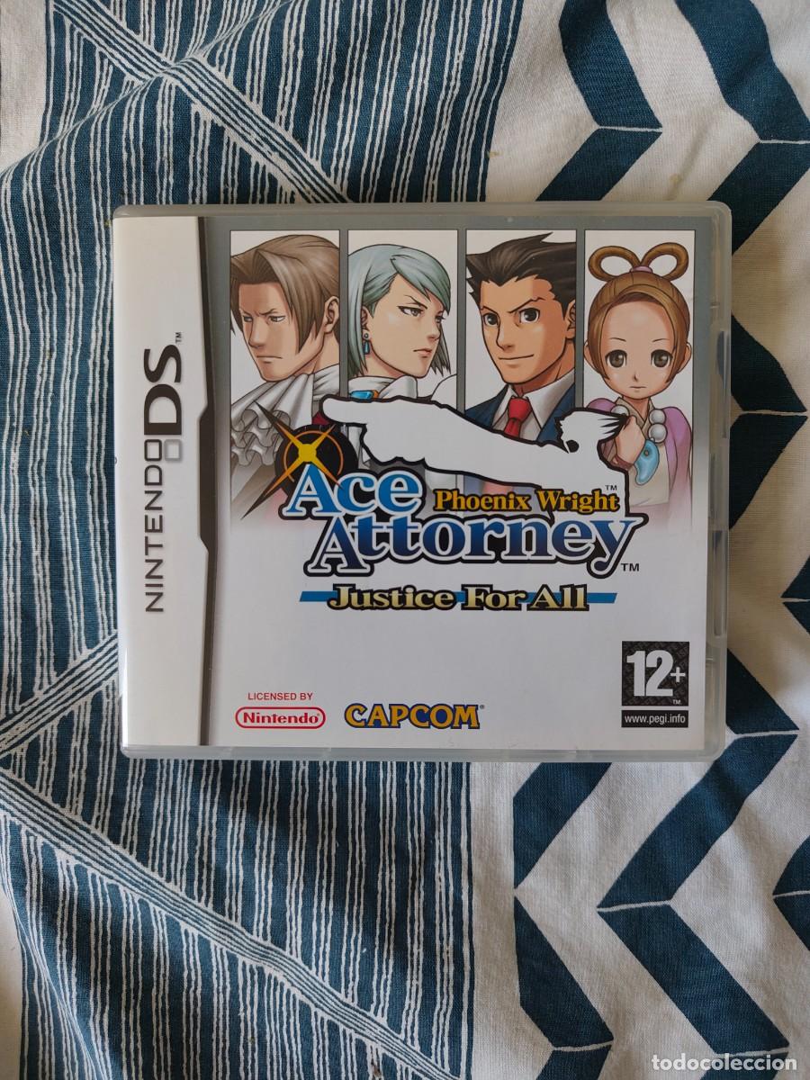 Videojuegos y consolas: PHOENIX WRIGHT ACE ATTORNEY - JUSTICE FOR ALL - PAL ESPA&Ntilde;A COMPLETO