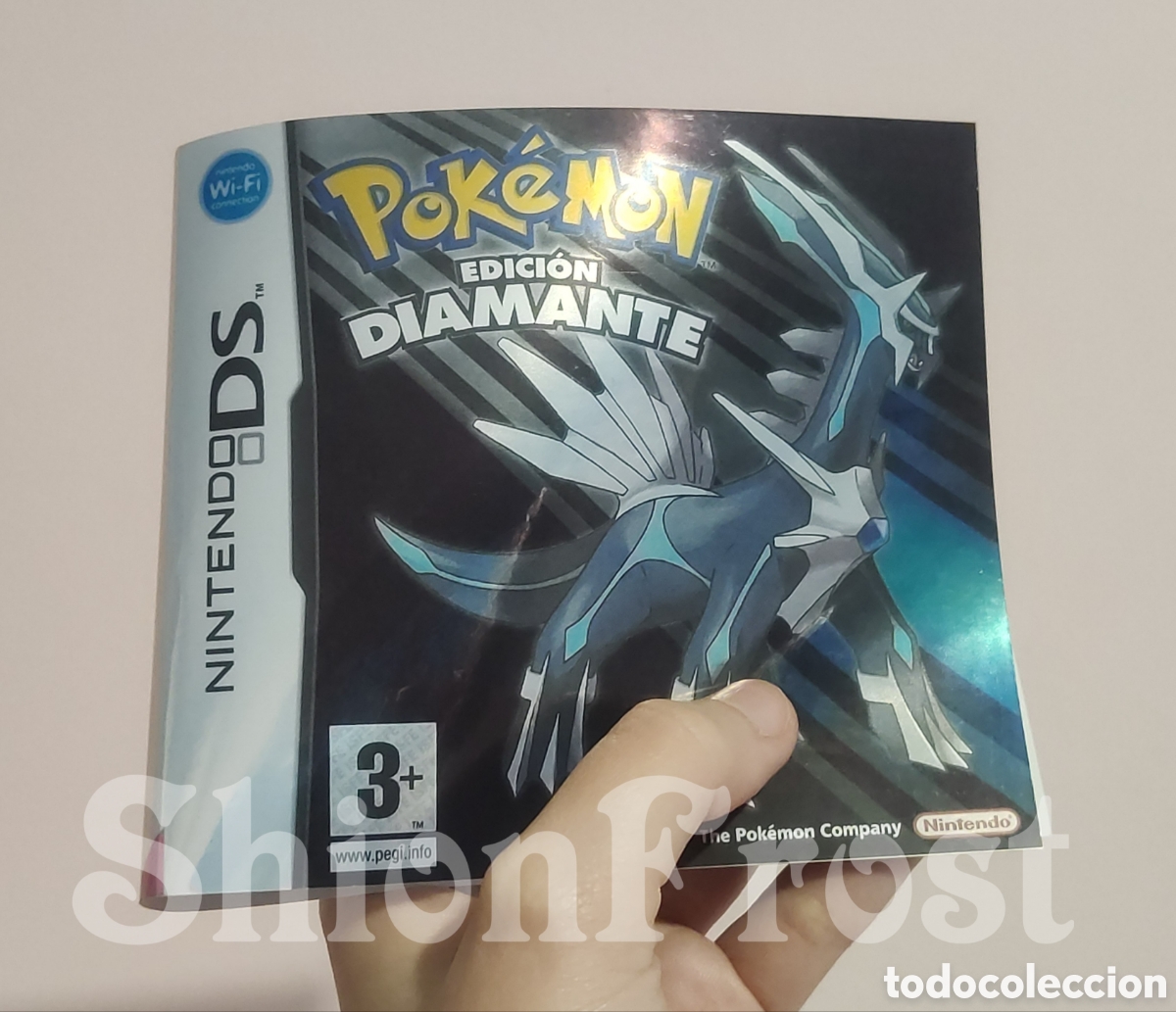 Videojuegos y consolas: Caja METALIZADA Pok&eacute;mon Edici&oacute;n Diamante - Repro - (Nintendo DS)