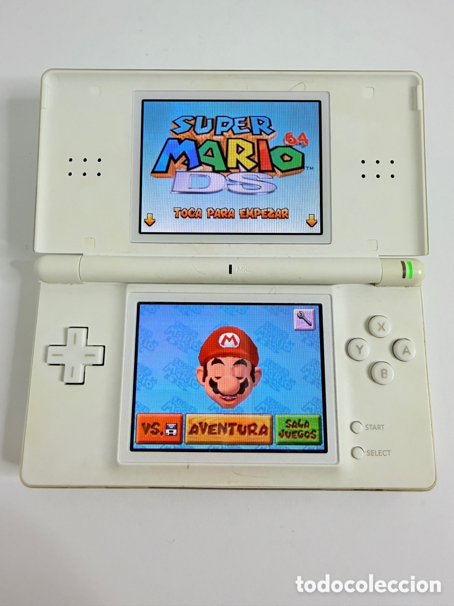 Videojuegos y consolas: Nintendo DS lite blanca bisagra rota sin juego ni cargador