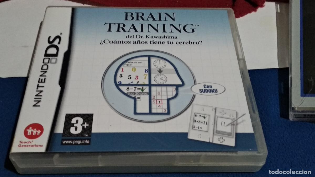 Videojuegos y consolas: Nintendo ds Brain training. COMPLETO Ejercicios para mantener en forma el cerebro, en espa&ntilde;ol