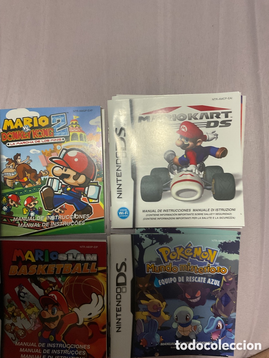 Videojuegos y consolas: 4 manuales de Nintendo Ds - Foto 2