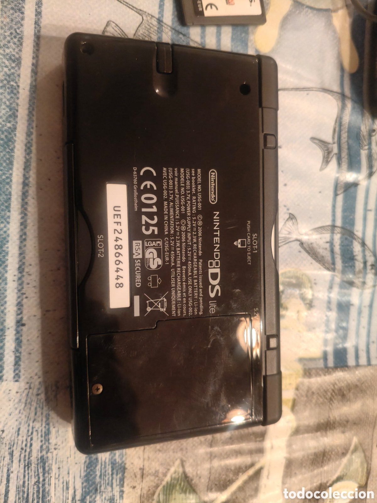 Videojuegos y consolas: Consola Nintendo DS lite negra - Foto 4