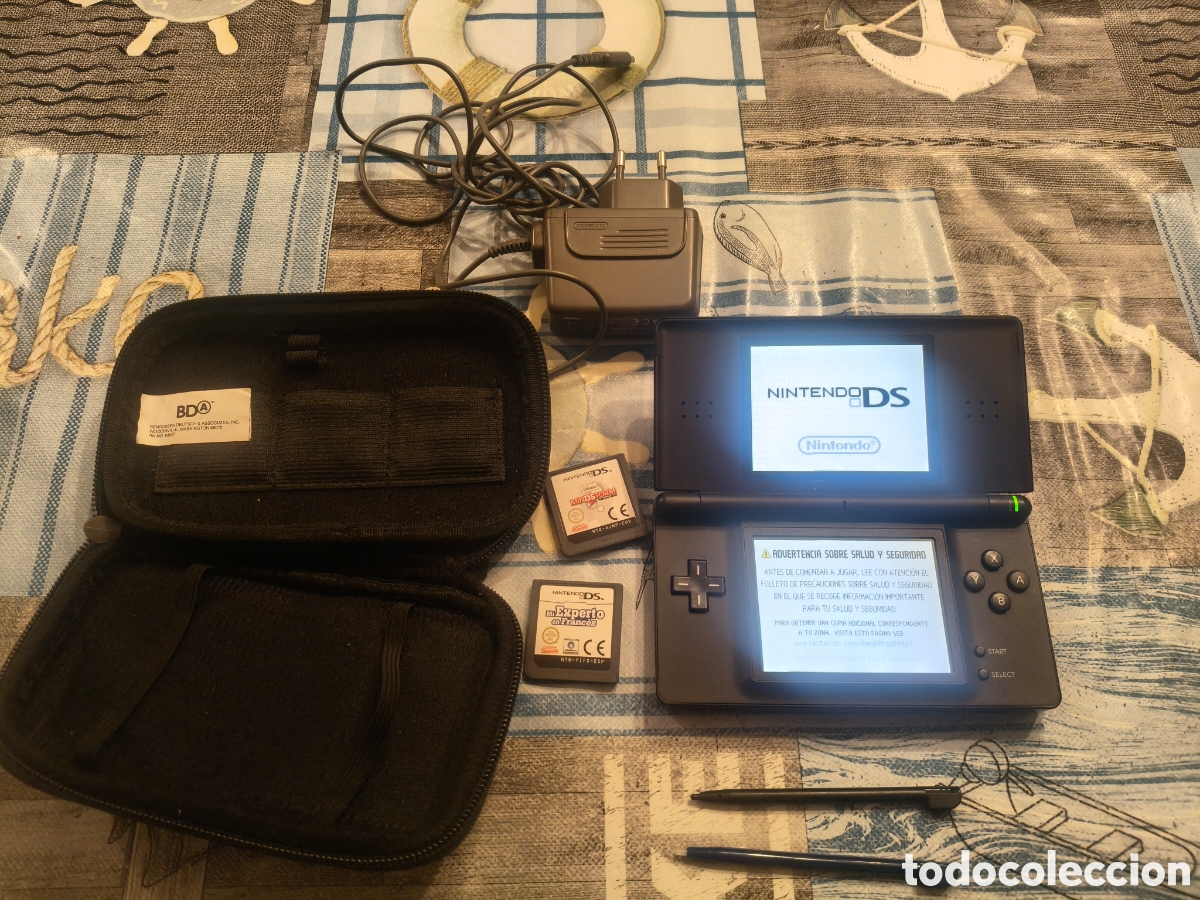 Videojuegos y consolas: Consola Nintendo DS lite negra