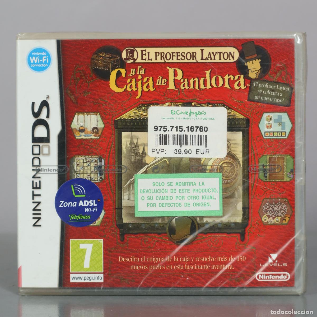 Videospiele und Konsolen: NINTENDO DS El Profesor Layton y la Caja de Pandora . PRECINTADO