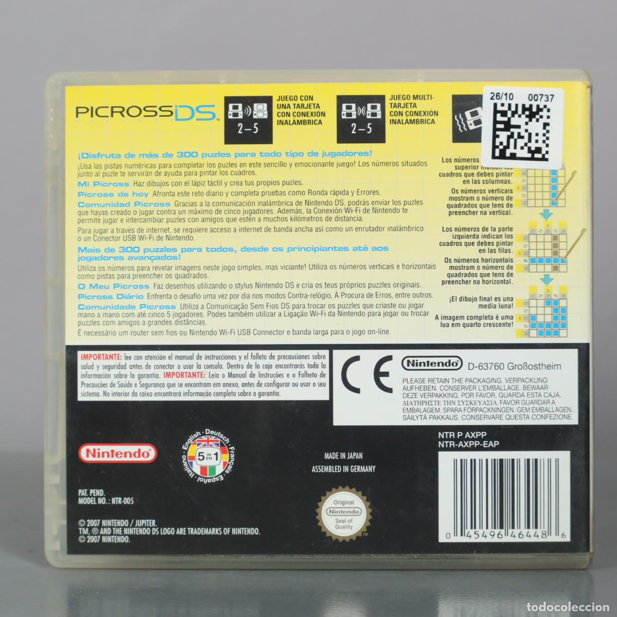 Videojuegos y consolas: NINTENDO DS Picross DS - Foto 2