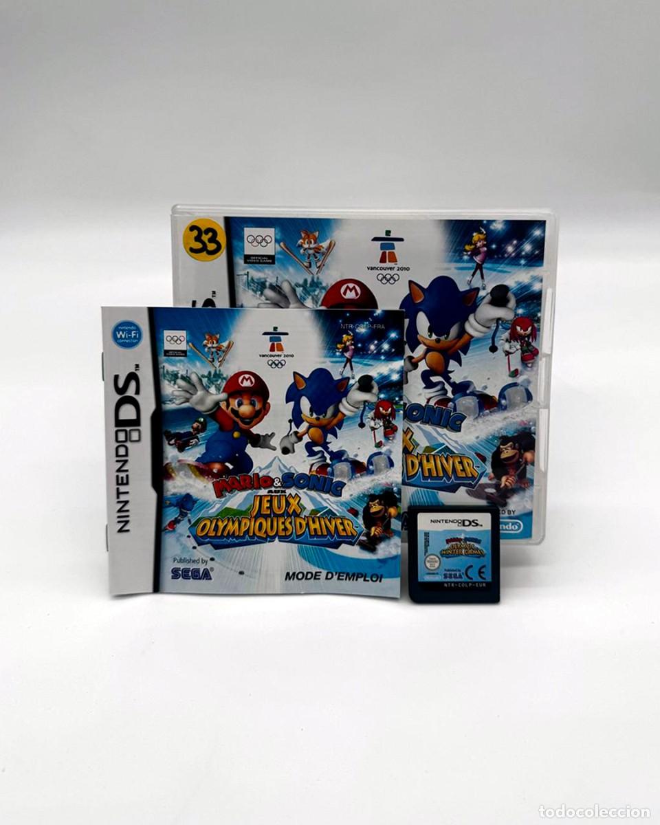 Videojuegos y consolas: Mario y Sonic en los Juegos Ol&iacute;mpicos de Invierno - Nintendo DS - PAL Francia Original