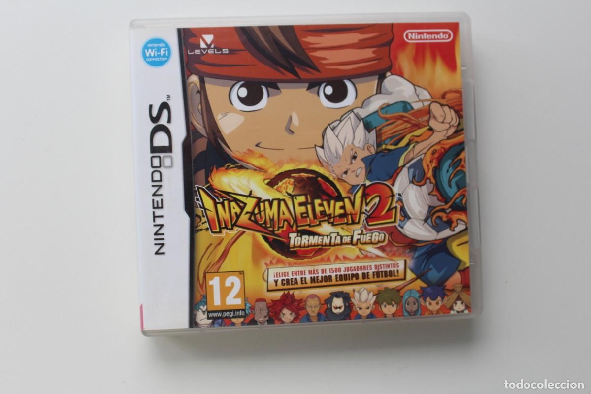 Videogiochi e Consoli: JUEGO NINTENDO DS - INAZUMA ELEVEN 2 TORMENTA DE FUEGO CON MANUAL
