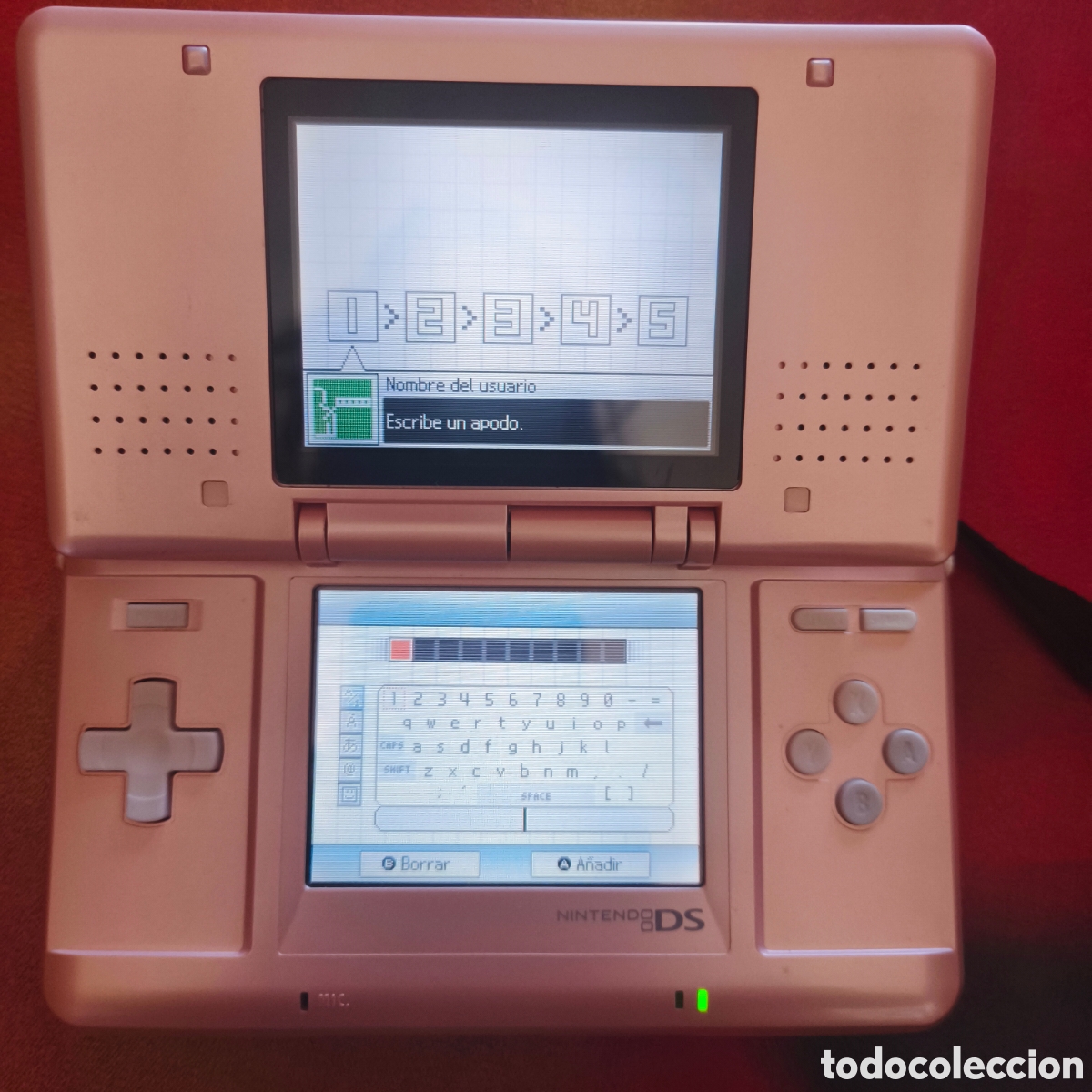 Videojuegos y consolas: Nintendo DS Fat Rosa + Caja + 3 Juegos - Foto 3