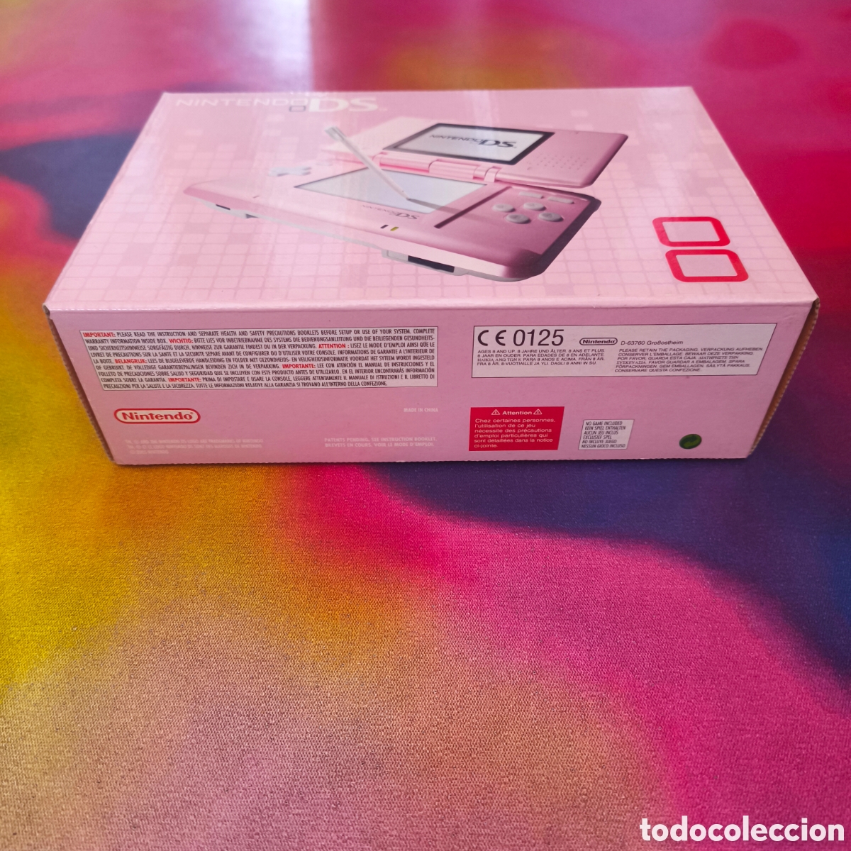 Videojuegos y consolas: Nintendo DS Fat Rosa + Caja + 3 Juegos - Foto 4