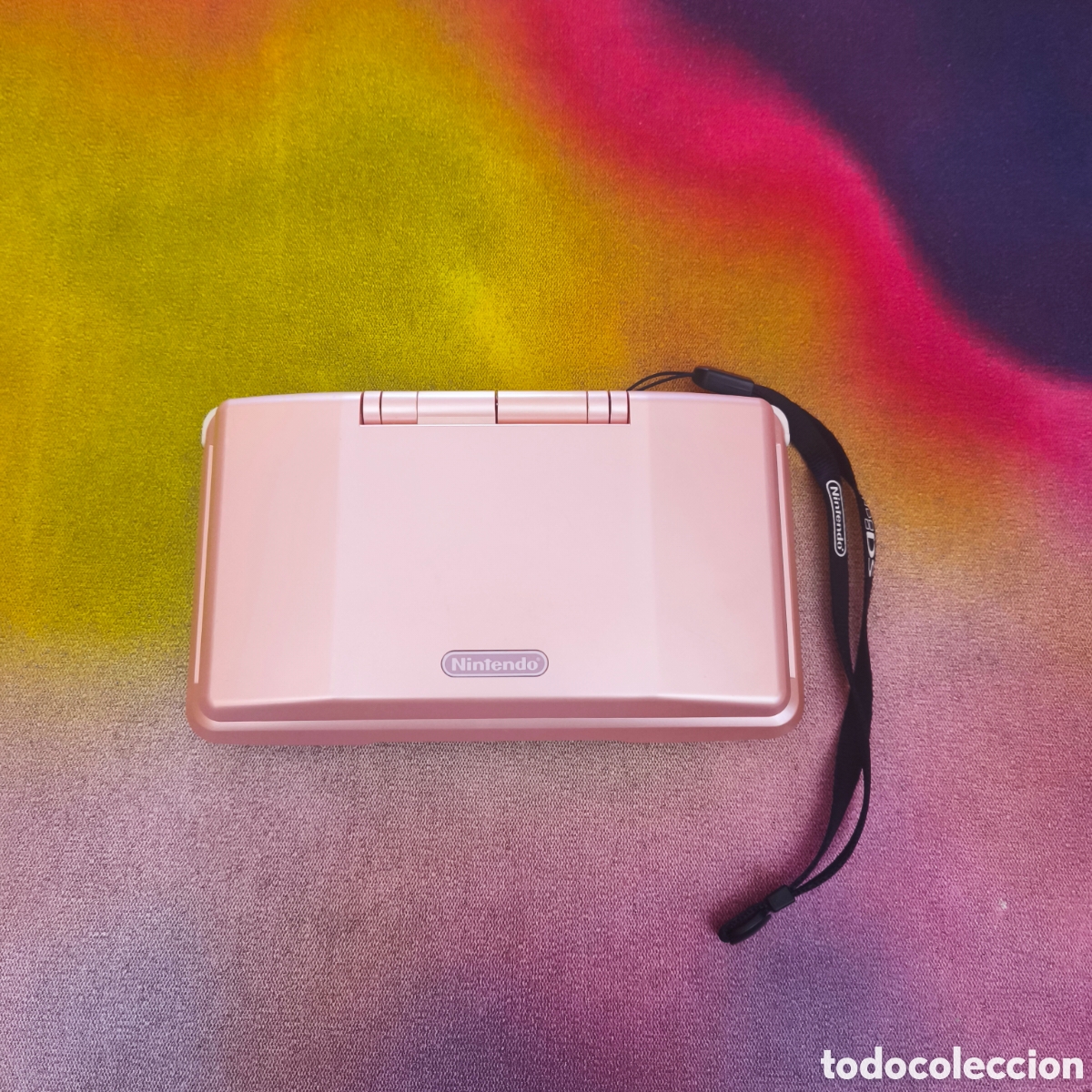 Videojuegos y consolas: Nintendo DS Fat Rosa + Caja + 3 Juegos - Foto 5