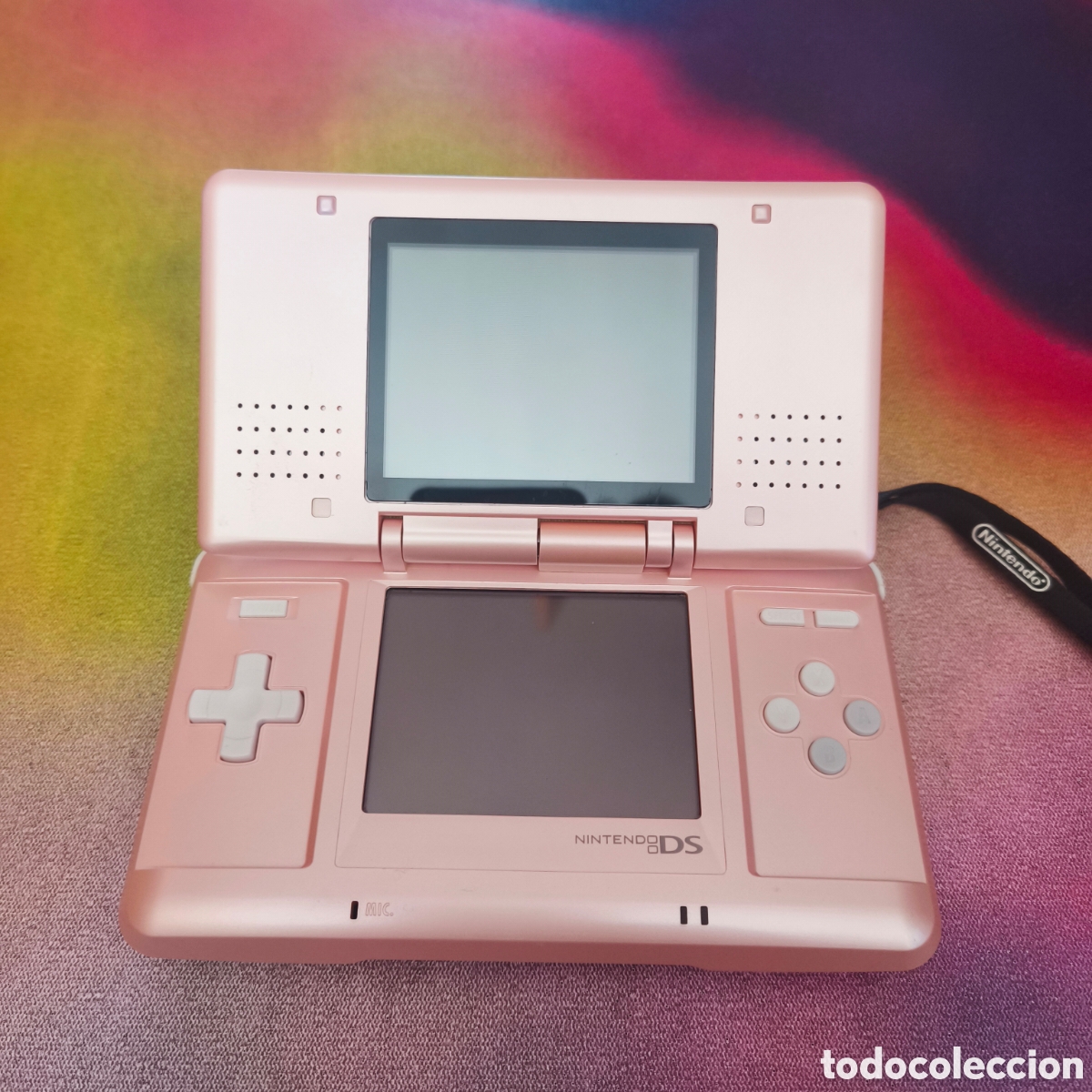 Videojuegos y consolas: Nintendo DS Fat Rosa + Caja + 3 Juegos - Foto 7
