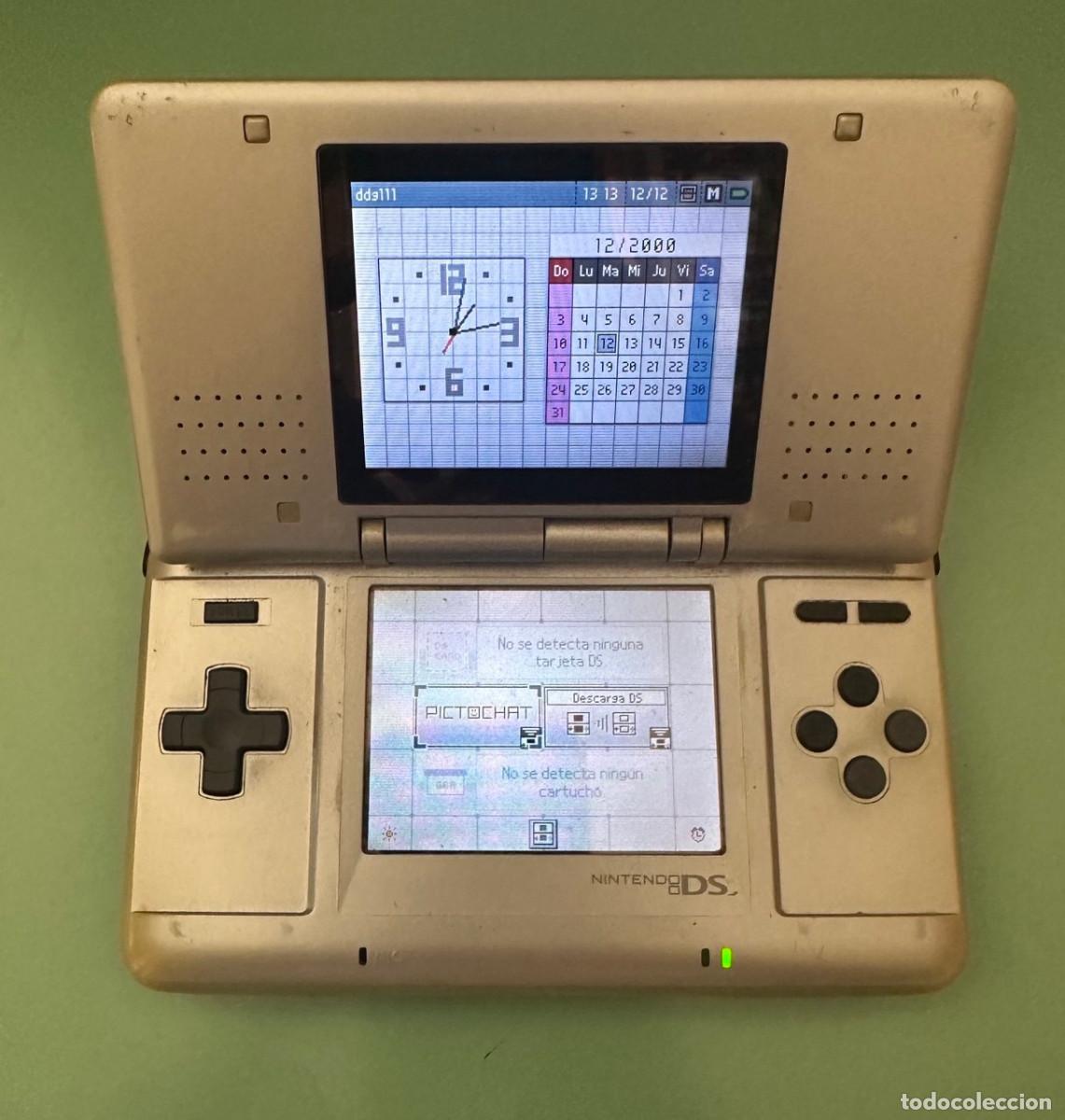 Videojuegos y consolas: Nintendo DS Primer Modelo Original Gris/Plata