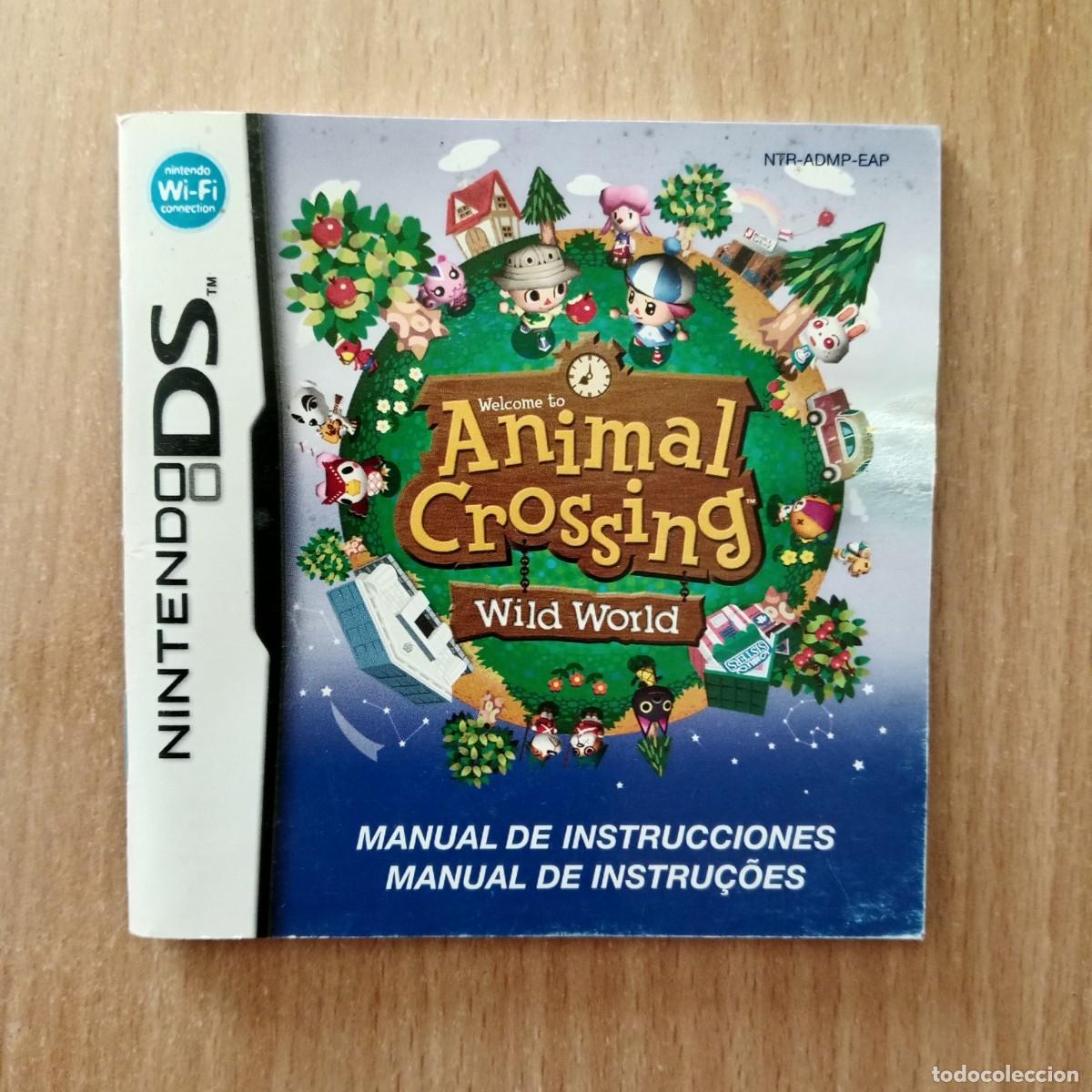 Videojuegos y consolas: MANUAL DE INSTRUCCIONES, ESPA&Ntilde;OL Y PORTUGU&Eacute;S - ANIMAL CROSSING, WILD WORLD - NINTENDO DS - A&Ntilde;O 2006