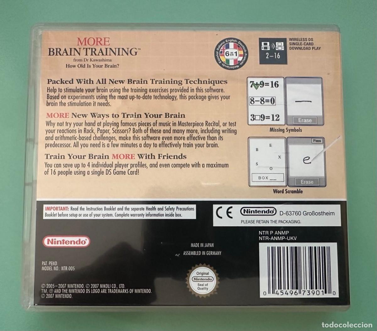 Videojuegos y consolas: More Brain Training - Nintendo DS - completo - Foto 2