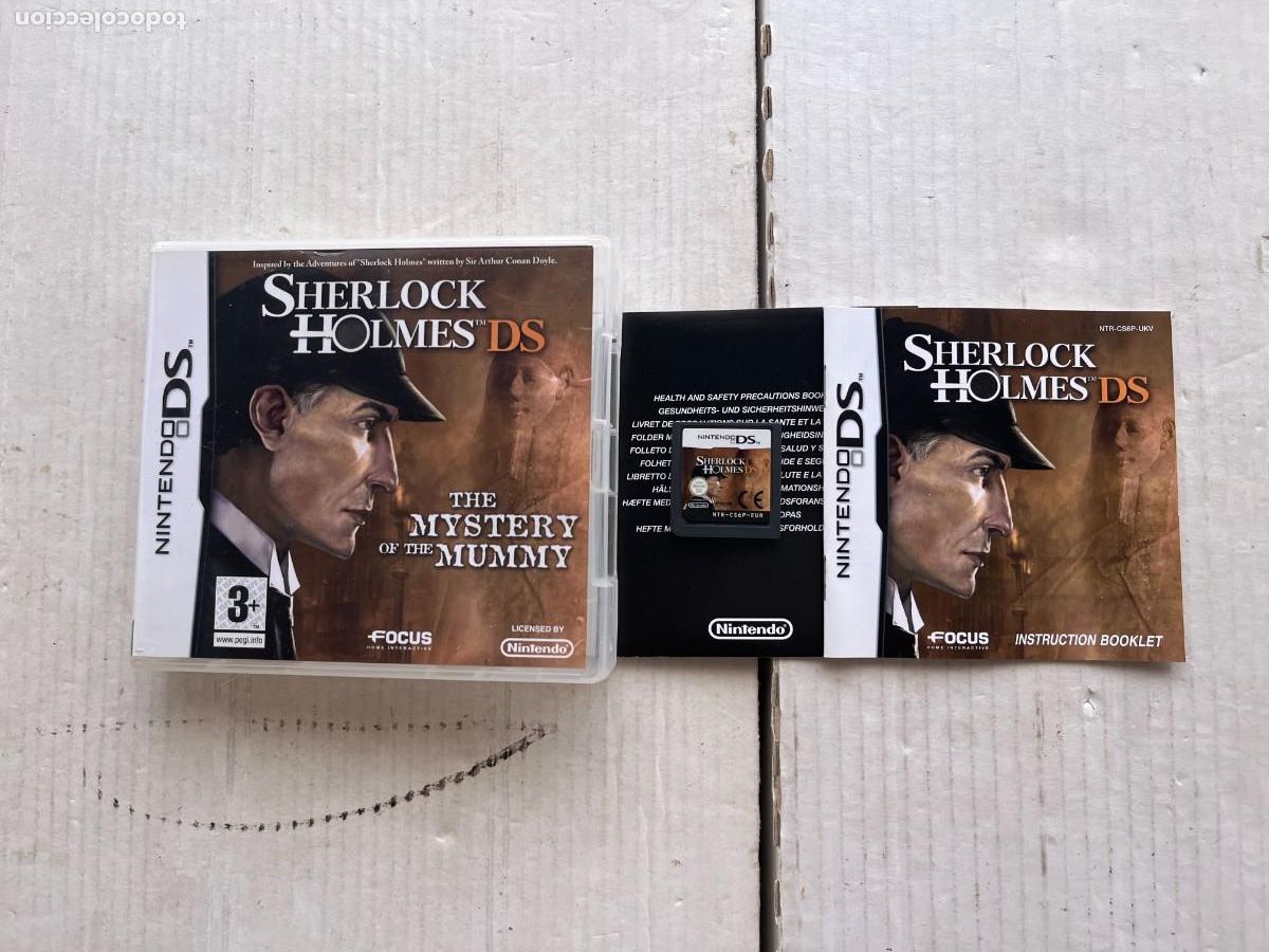 Videojuegos y consolas: SHERLOCK HOLMES DS THE MYSTERY OF THE MUMMY - NINTENDO DS NDS KREATEN