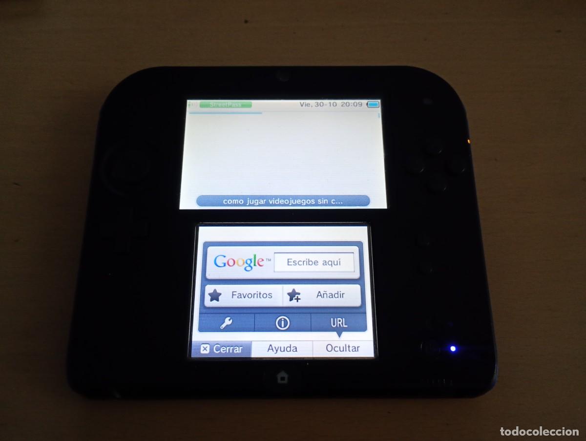 Videojuegos y consolas: Consola Nintendo 2ds funciona pero se vende para reparar piezas