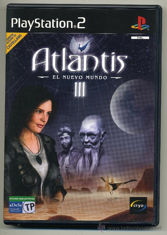 Videojuegos y Consolas: ATLANTIS III - EL NUEVO MUNDO- VIDEOJUEGO PLAT STATION.2 - CON MANUAL - Foto 1 - 30674991