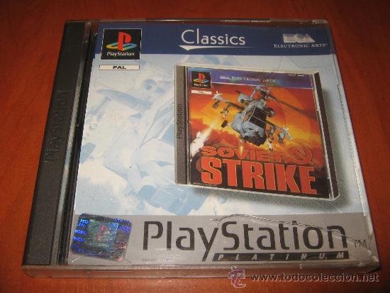 Videojuegos y consolas: SOVIET STRIKE PSX PLAYSTATION PAL PLATINUM - Foto 1