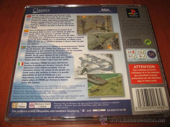 Videojuegos y consolas: SOVIET STRIKE PSX PLAYSTATION PAL PLATINUM - Foto 2