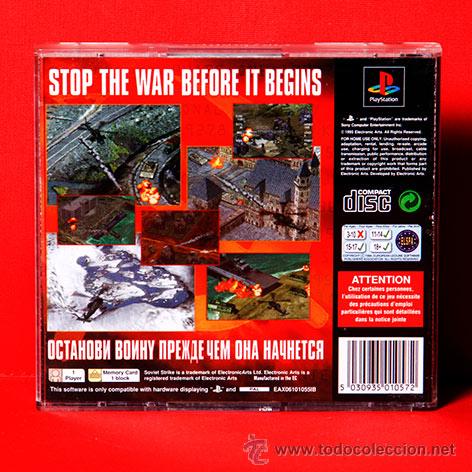 Videojuegos y consolas: SOVIET STRIKE VIDEOJUEGO PLAYSTATION - Foto 2