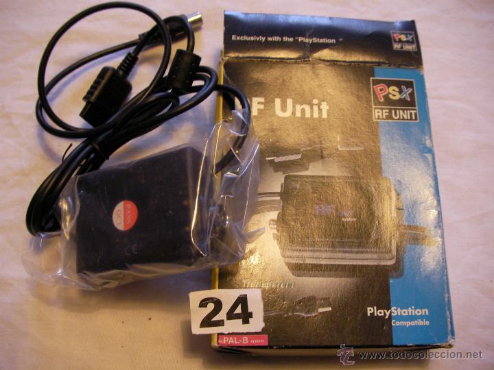 Videojuegos y consolas: CABLE RF UNIT PARA PLAYSTATION EN SU CAJA - Foto 1