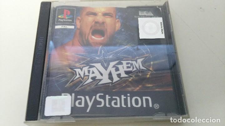 Videojuegos y consolas: JUEGO PSX PLAY 1 MAYHEM - Foto 1
