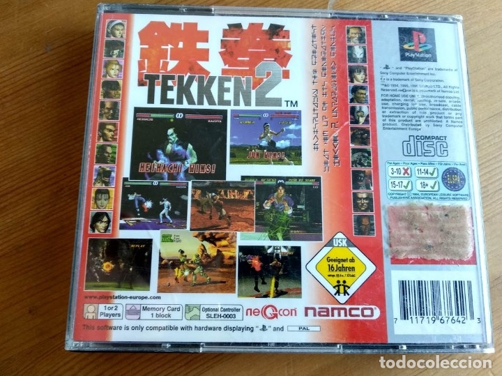 Tekken 2 - PlayStation 1 PS1 - Version PAL Espagnol - Bon état